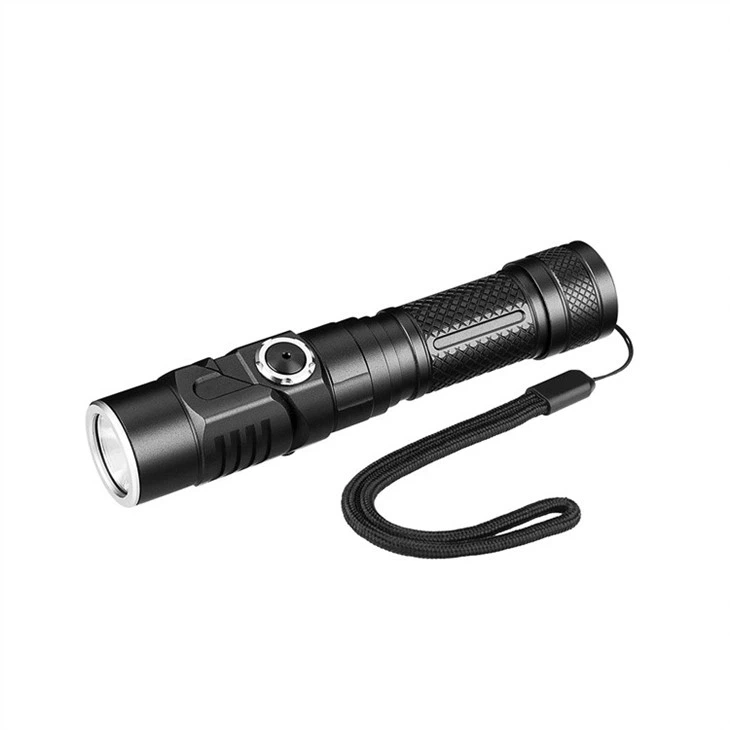 Pivoting Rechargeable Aluminium Flashlight  factory