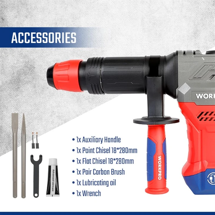 WORKPRO 15J DEMOLITION HAMMER SDS MAX best